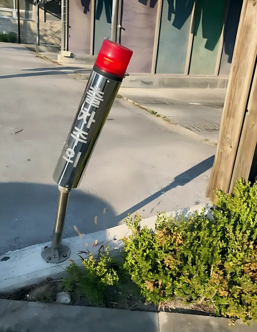 영월군 주차 안전 유도 용접 시공 사진 4