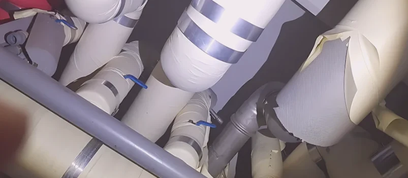 충주시 급수 냉수 냉각수 배관용접 시공 사진 3