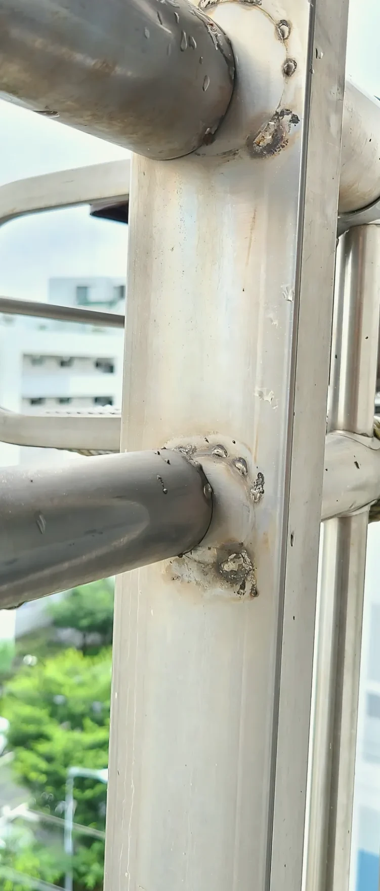 묘동 베란다 난간용접 시공 사진 1