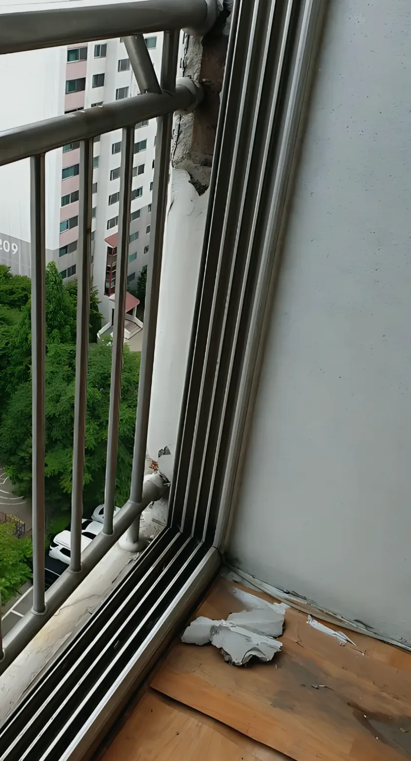 청풍면 베란다 난간용접 시공 사진 4