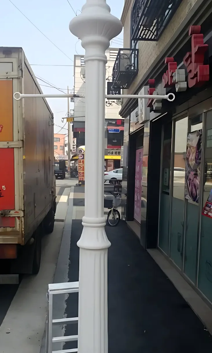 영동군 가로등 용접 시공 사진 1