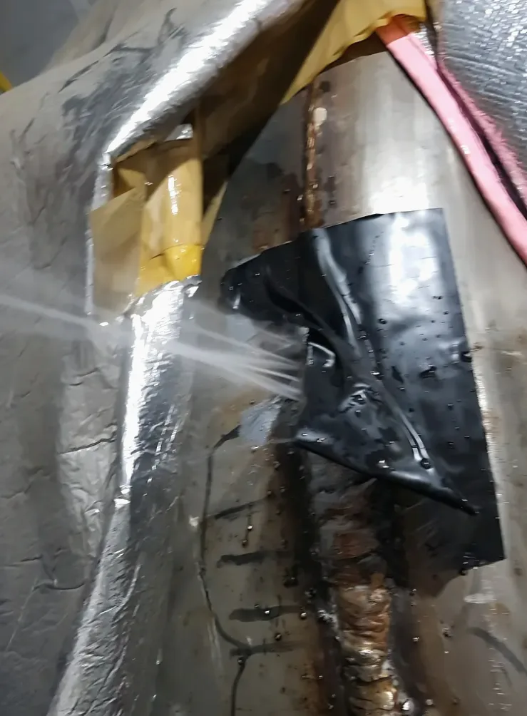 시초면 온수 탱크용접 시공 사진 4