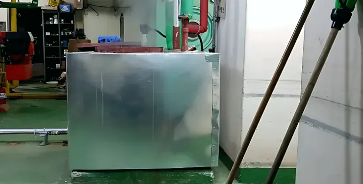 괴산군 산업용 탱크용접 시공 사진 1